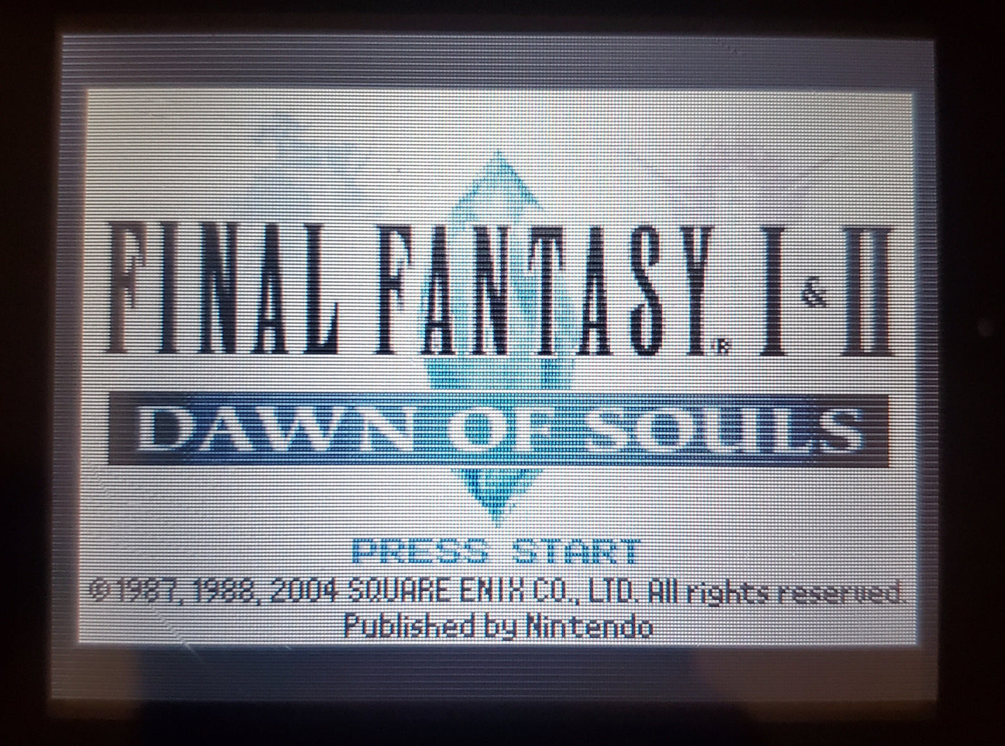 Final Fantasy 1 & 2 Dawn of Souls GBA Video Game Boy Advance Nintendo 2004