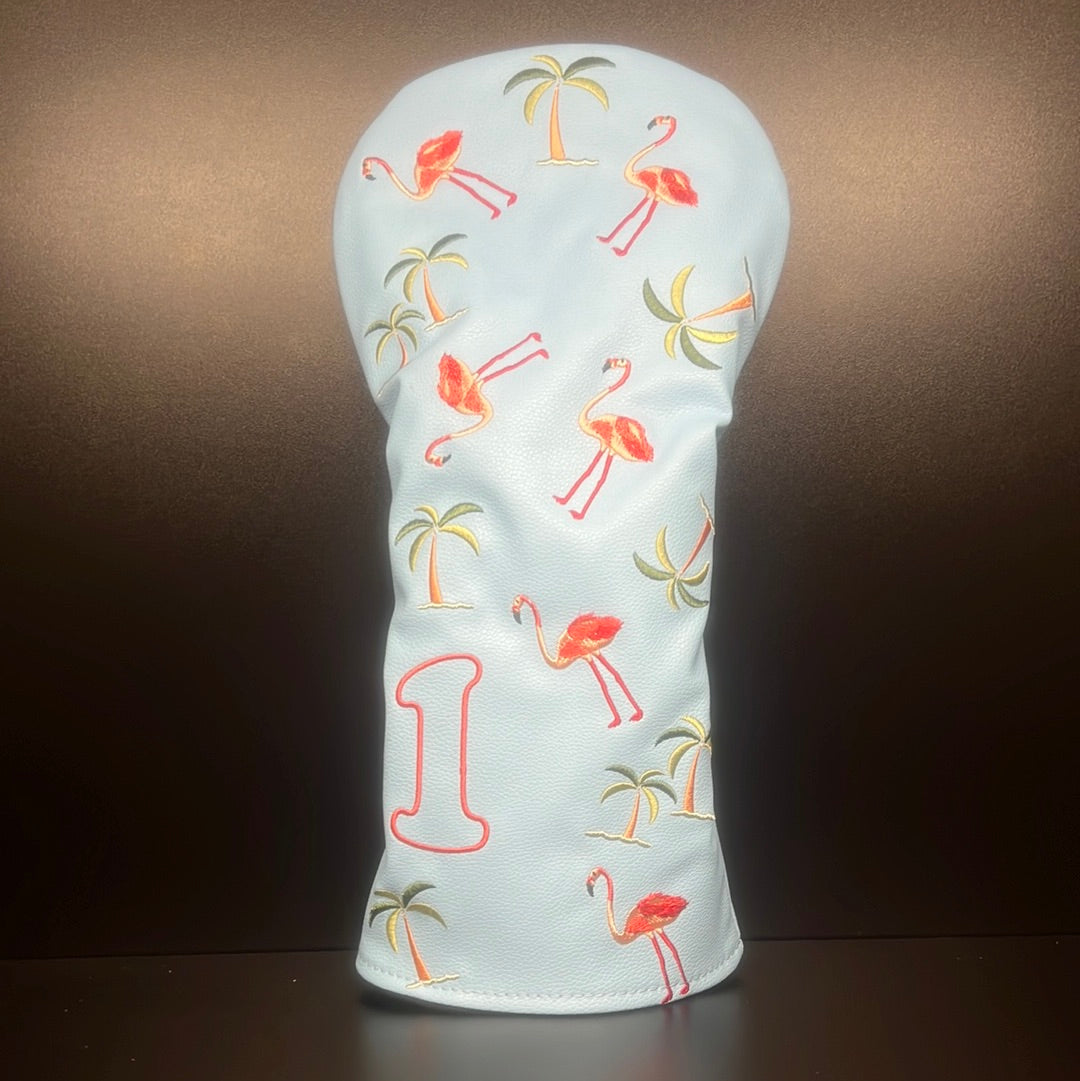 Flamingo Palm Tree Headcover