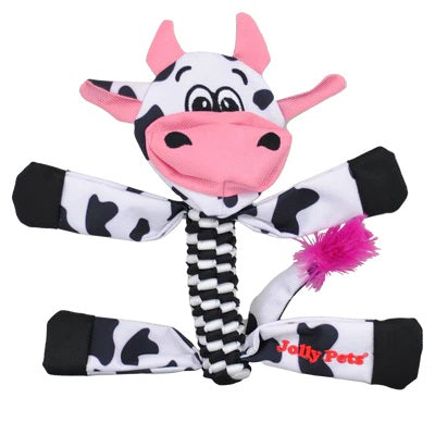 Flathead Cow Tug/Squeak Dog Toy