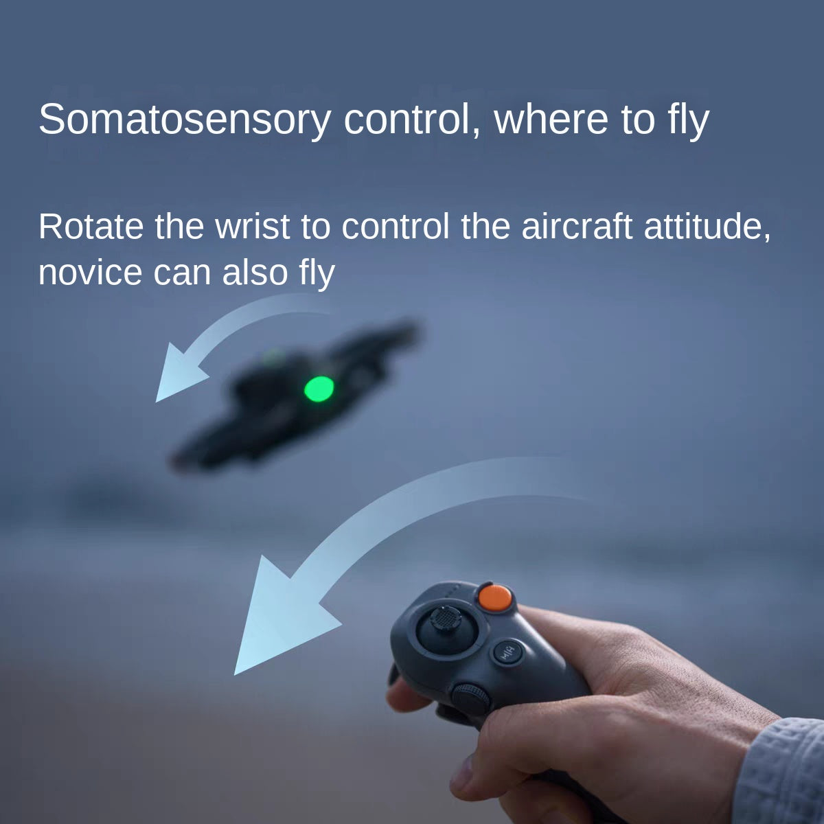Model: DJI Avata 2

Maximum flight altitude: over 120 meters

Control mode: remote control

Battery life: 23 minutes

Image transmission distance: 13km

Flight Glasses Sensory Control Immersive Flight