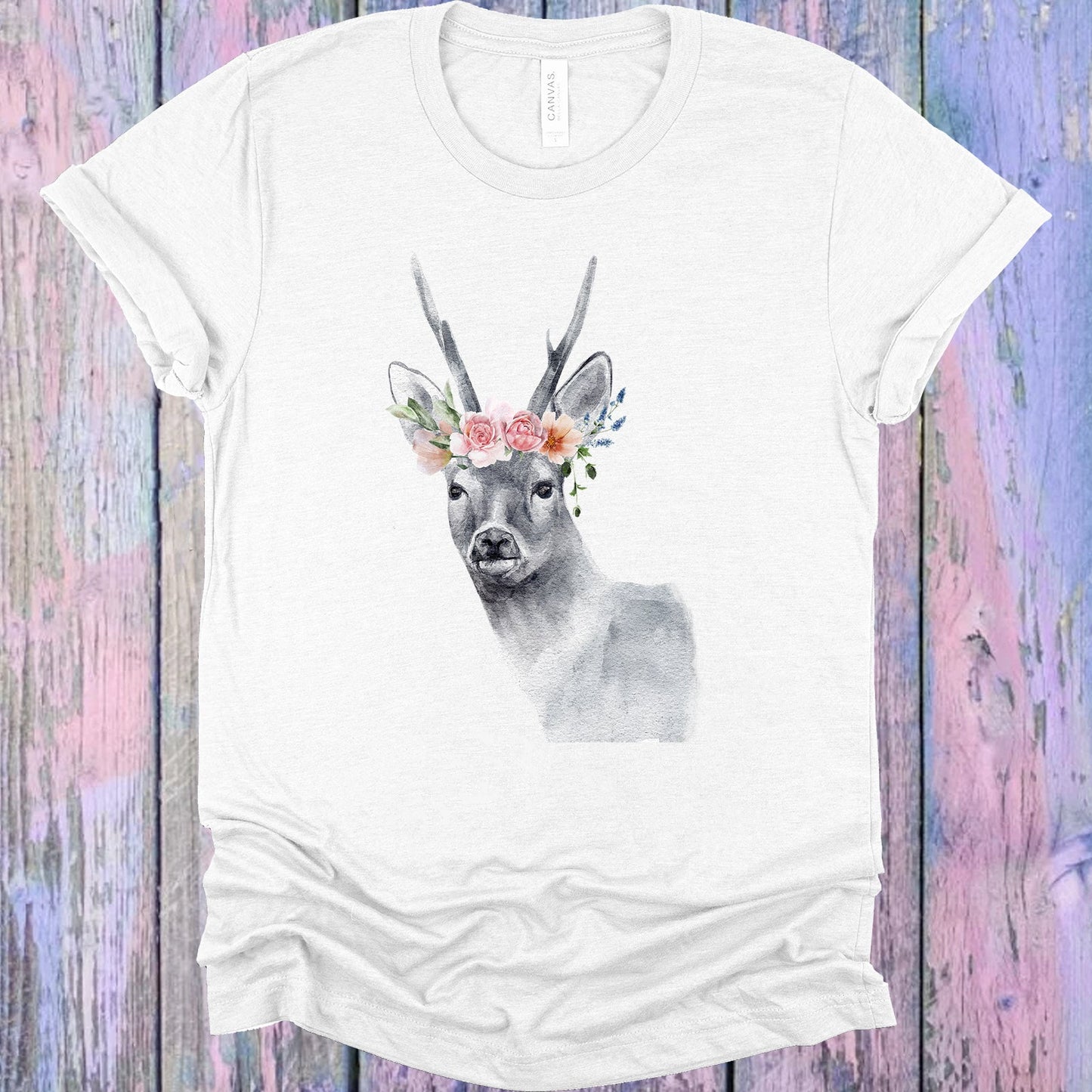 Floral Doe Graphic Tee
