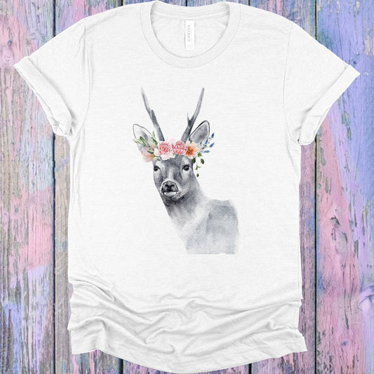 Floral Doe Graphic Tee