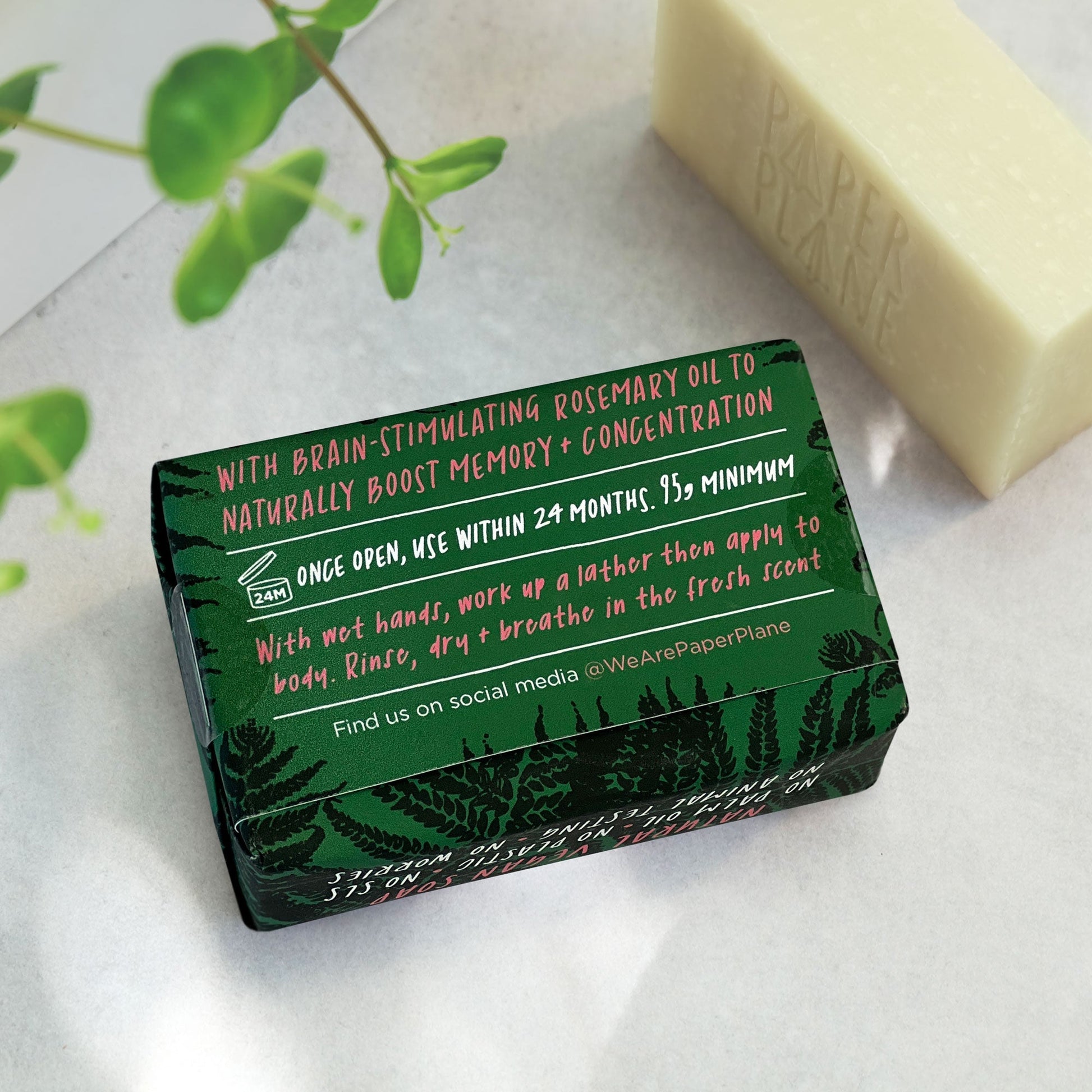 Focus Bar 100% Natural Vegan Rosemary Soap-1