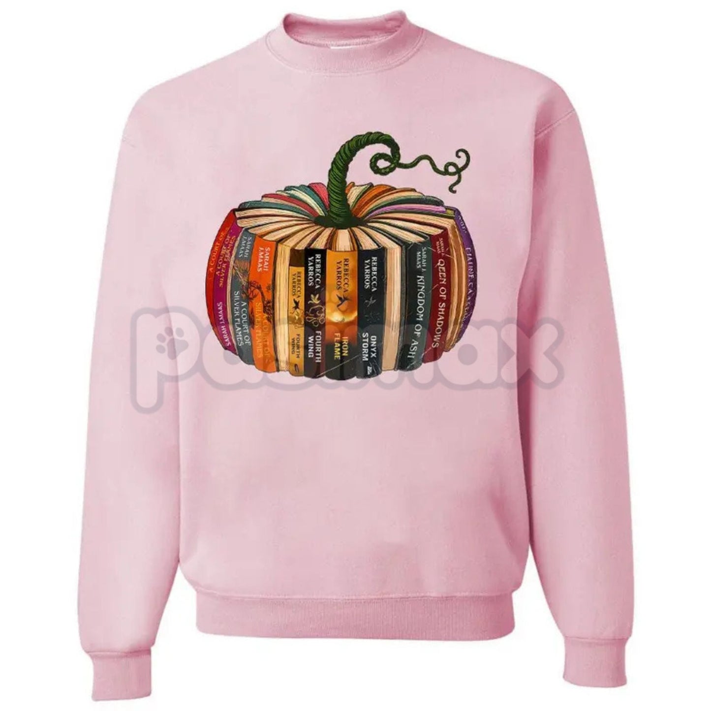 Fourth Wing Book Pumpkin Sweatshirt – Spooky Dragon Lover Reading Top