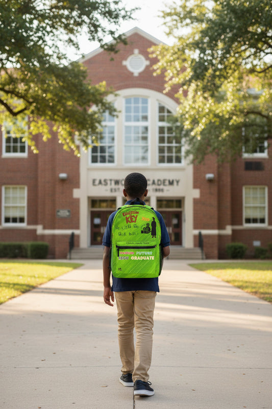 Young Gifted Black Proud Future HBCU Scholar Backpack for Boys