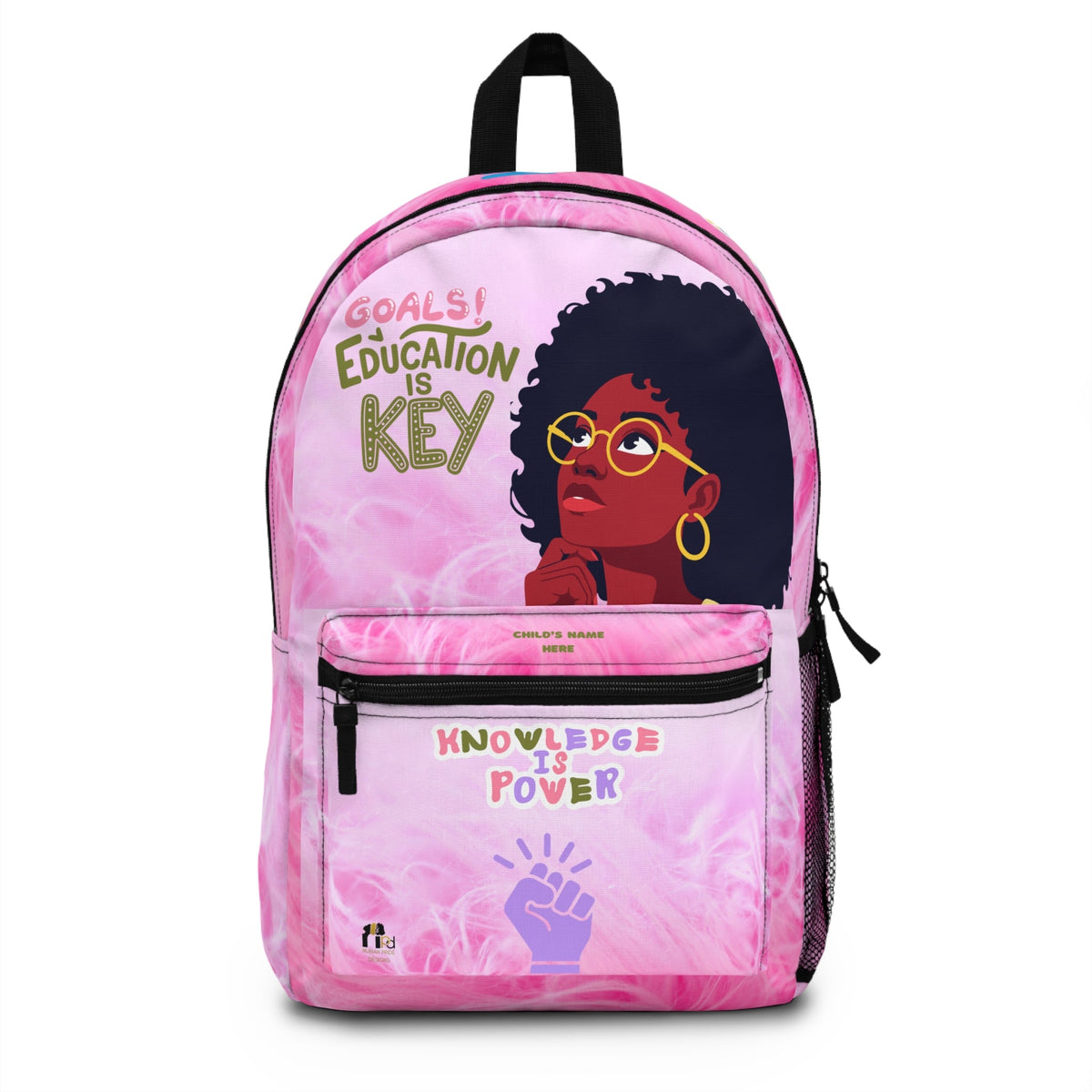 Keep Rising Knowledge Is Power Backpack for Pre-Teen Girls