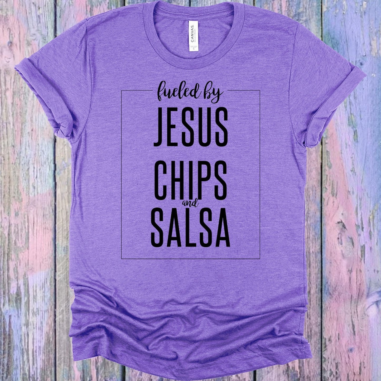 Fueled By Jesus Chips and Salsa Graphic Tee