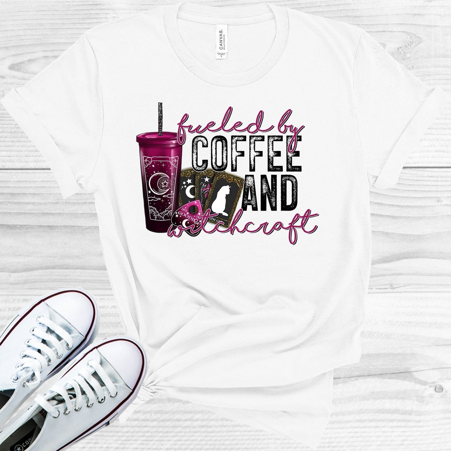 Fueled by Coffee and Witchcraft Graphic Tee