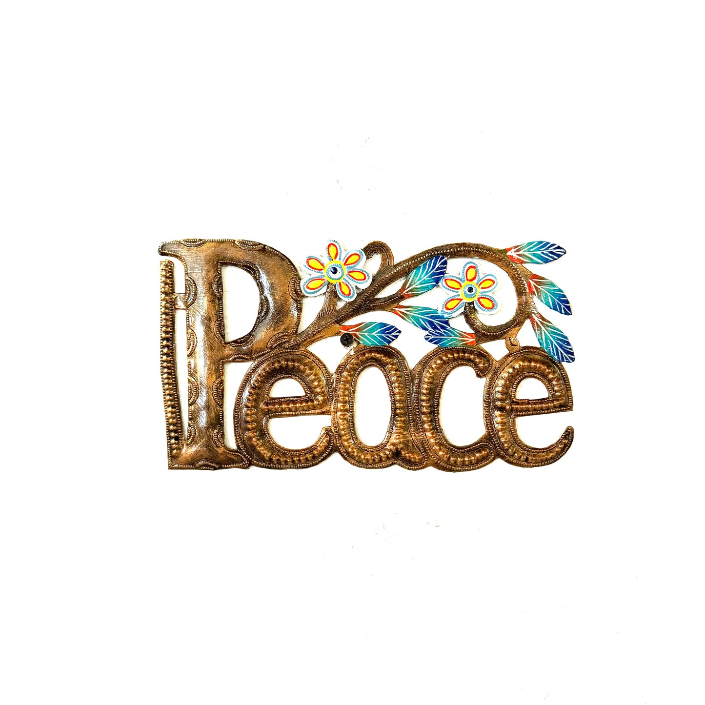 Bronze and Blue Peace
