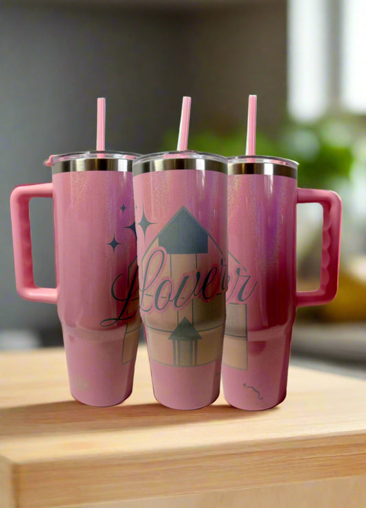 40oz Engraved Love-r Shimmer Tumbler