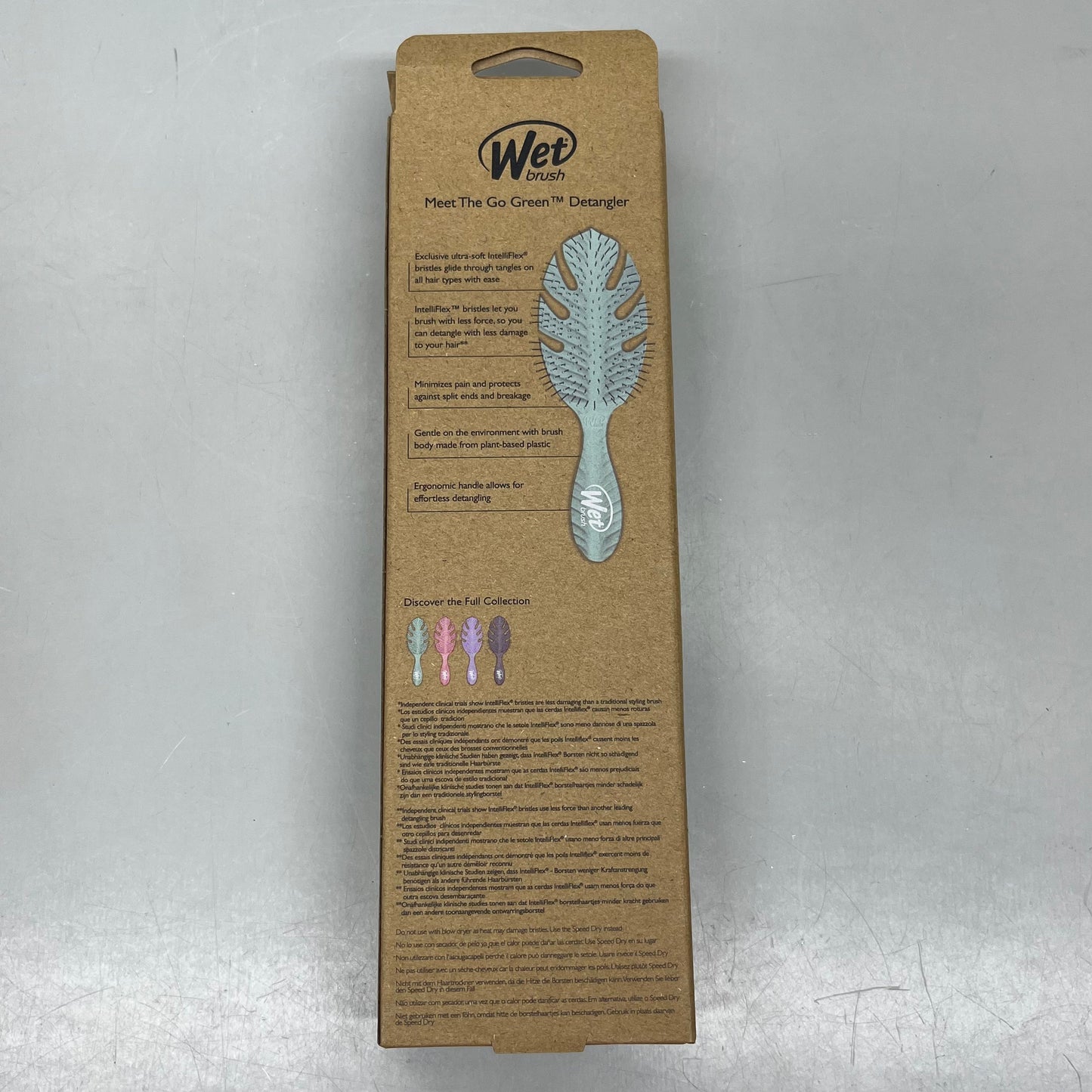 WET BRUSH (2 PACK) Go Green Detangler Brush Green GYBIO830ASST