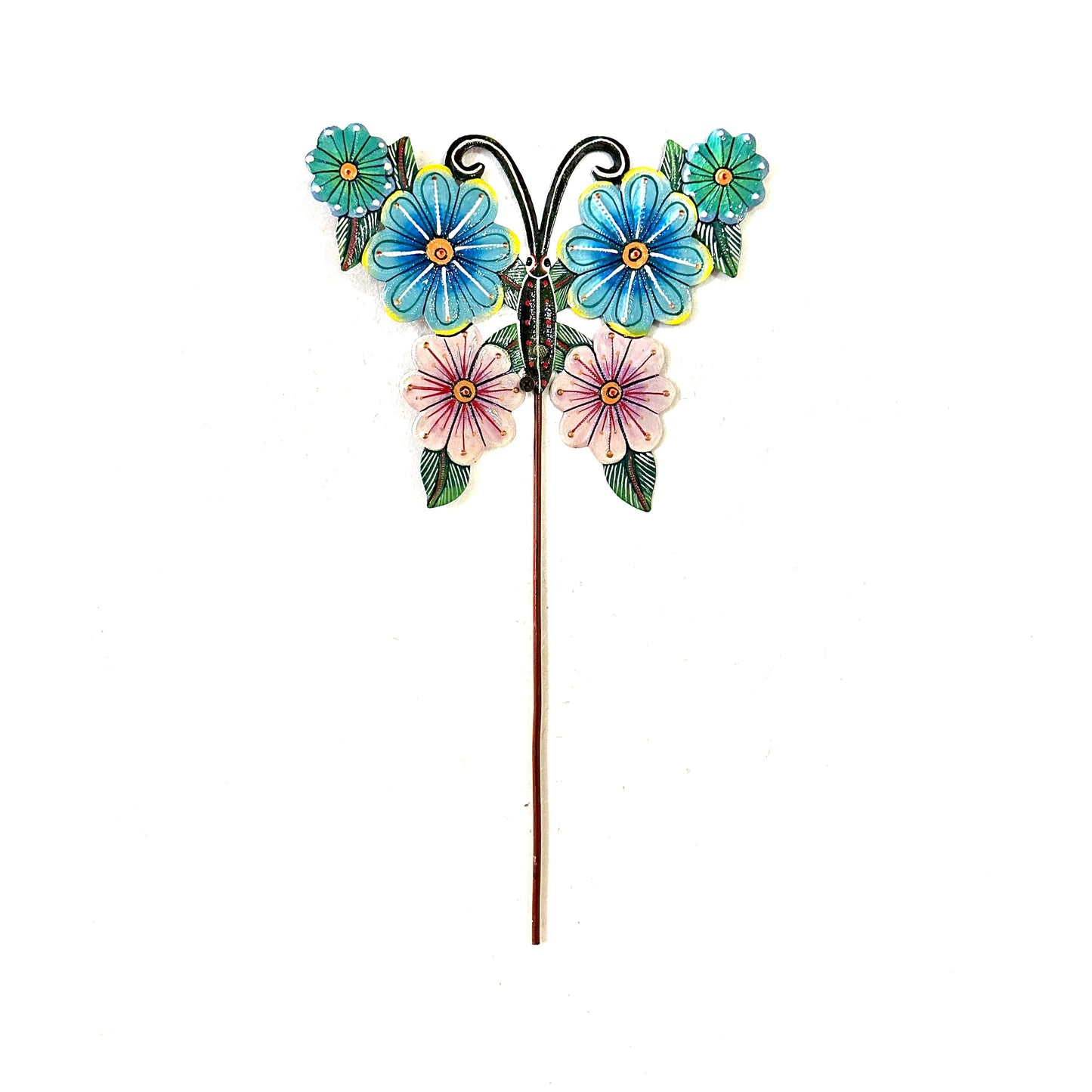 Butterfly Garden Stake- Flowers 3