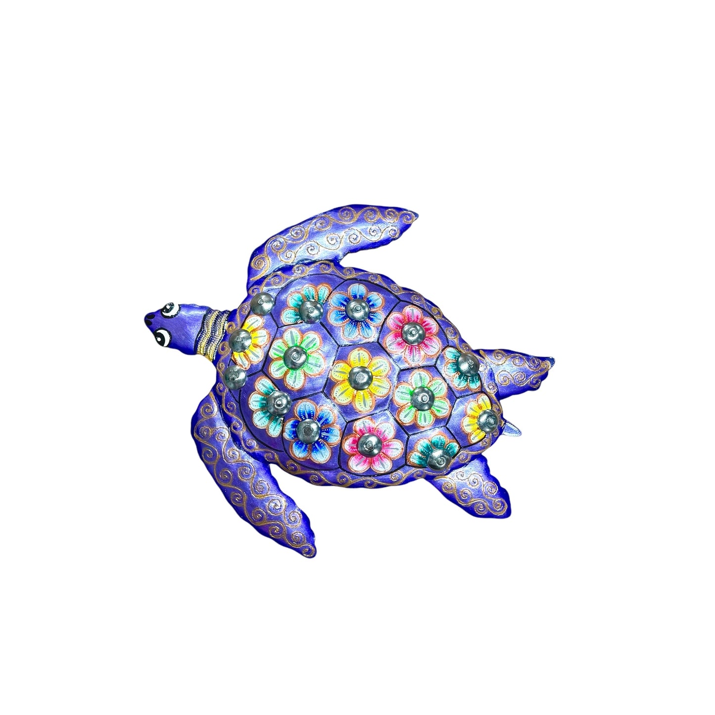 Jewel Tone Medium Sea Turtle - Purple