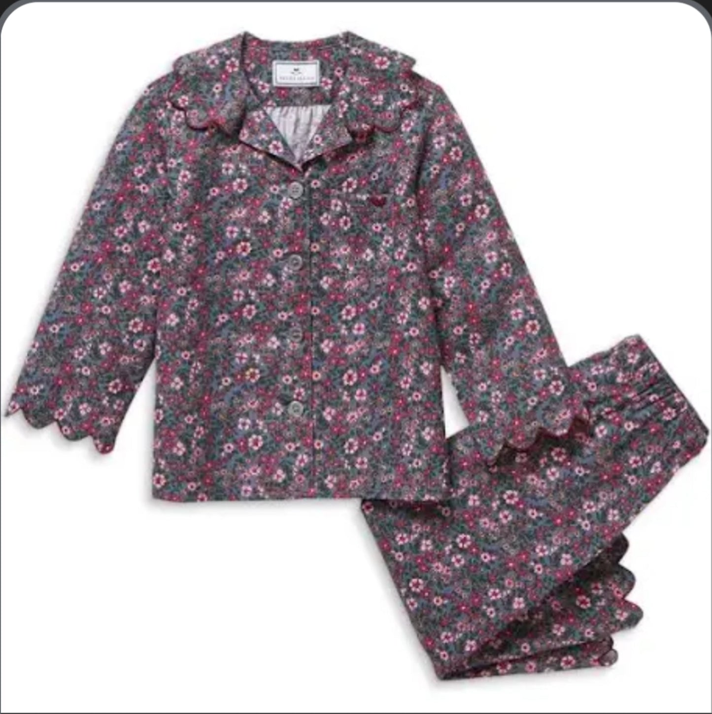 Petite Plume - Twill Floral Pajama in Fleurs de Saison