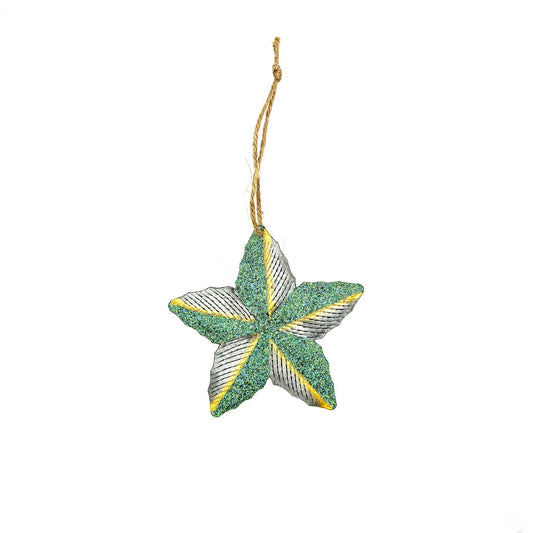 Glitter Flower Ornament
