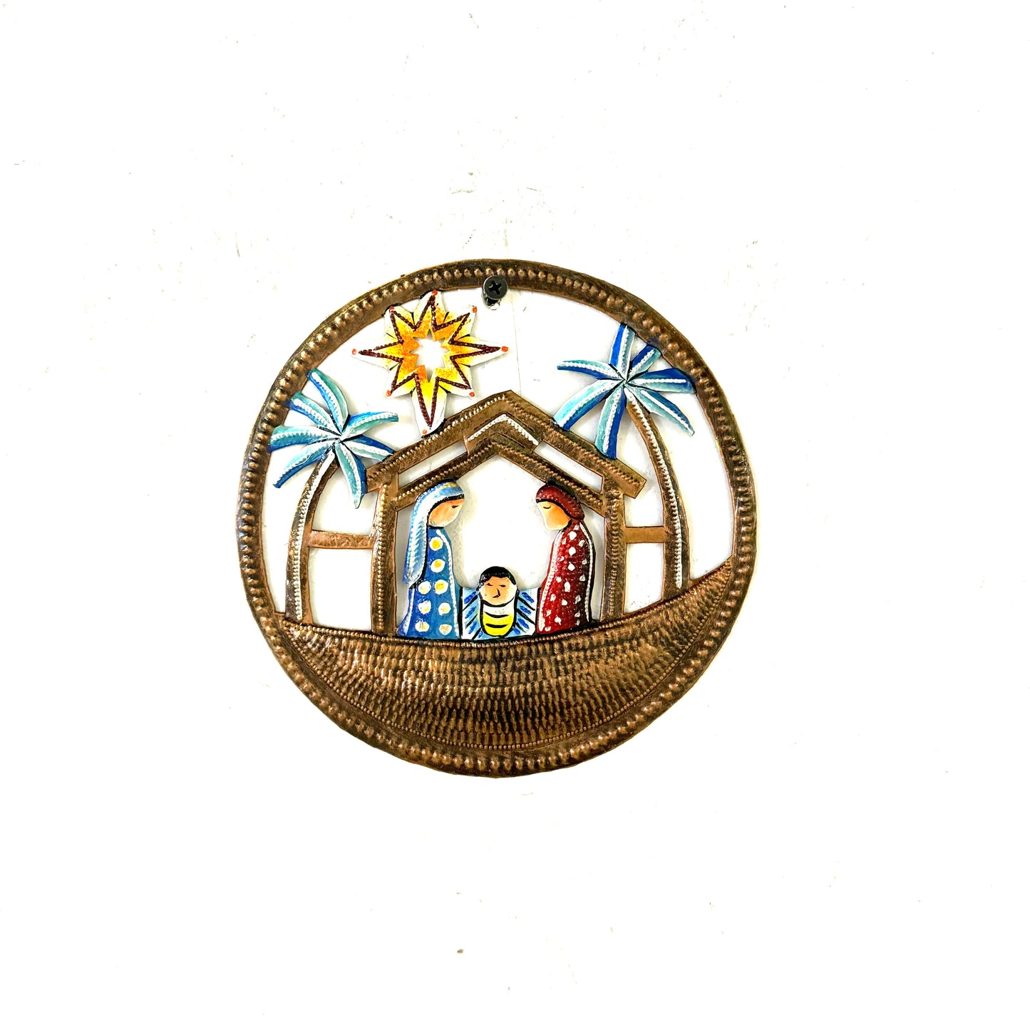 Small Round Nativity