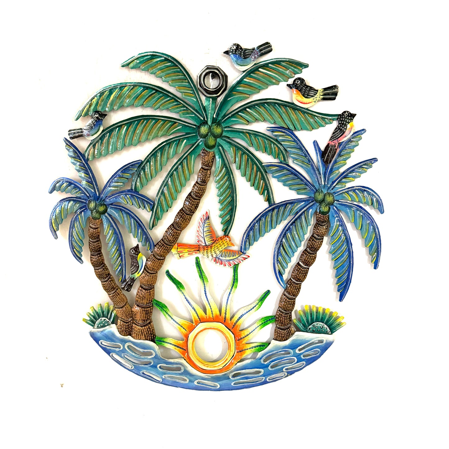 Palm Trees Oil Drum Top