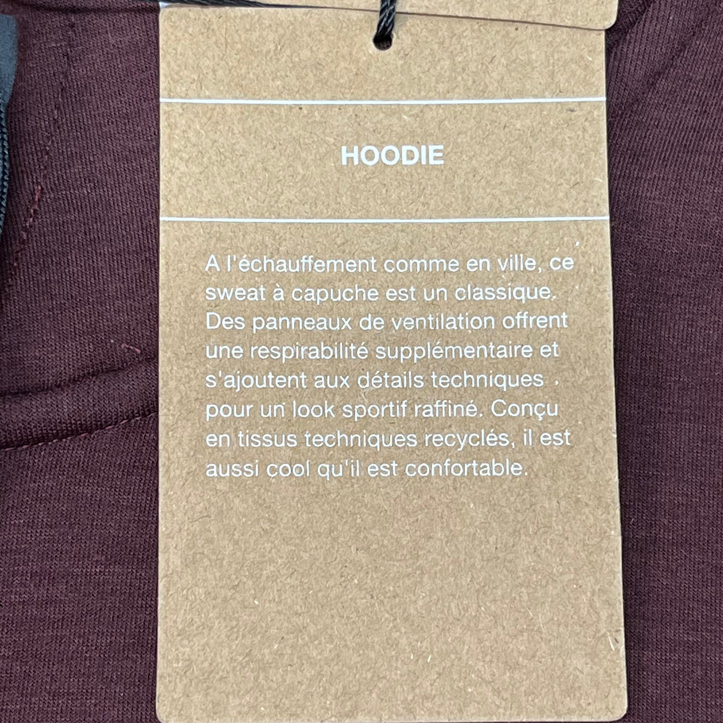 ON RUNNING Women's Active Wear Hoodie Sz-Large Mulberry 219.00346