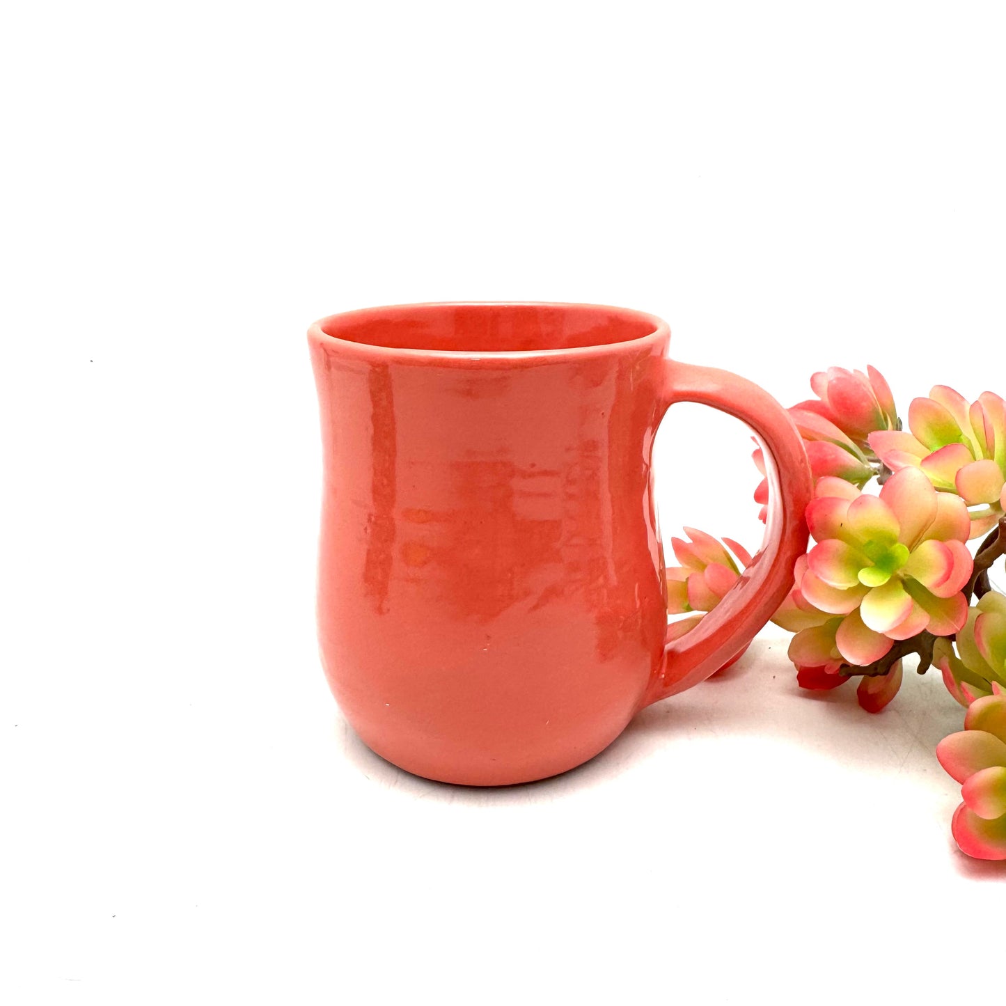 Handmade Mug - Coral Pink