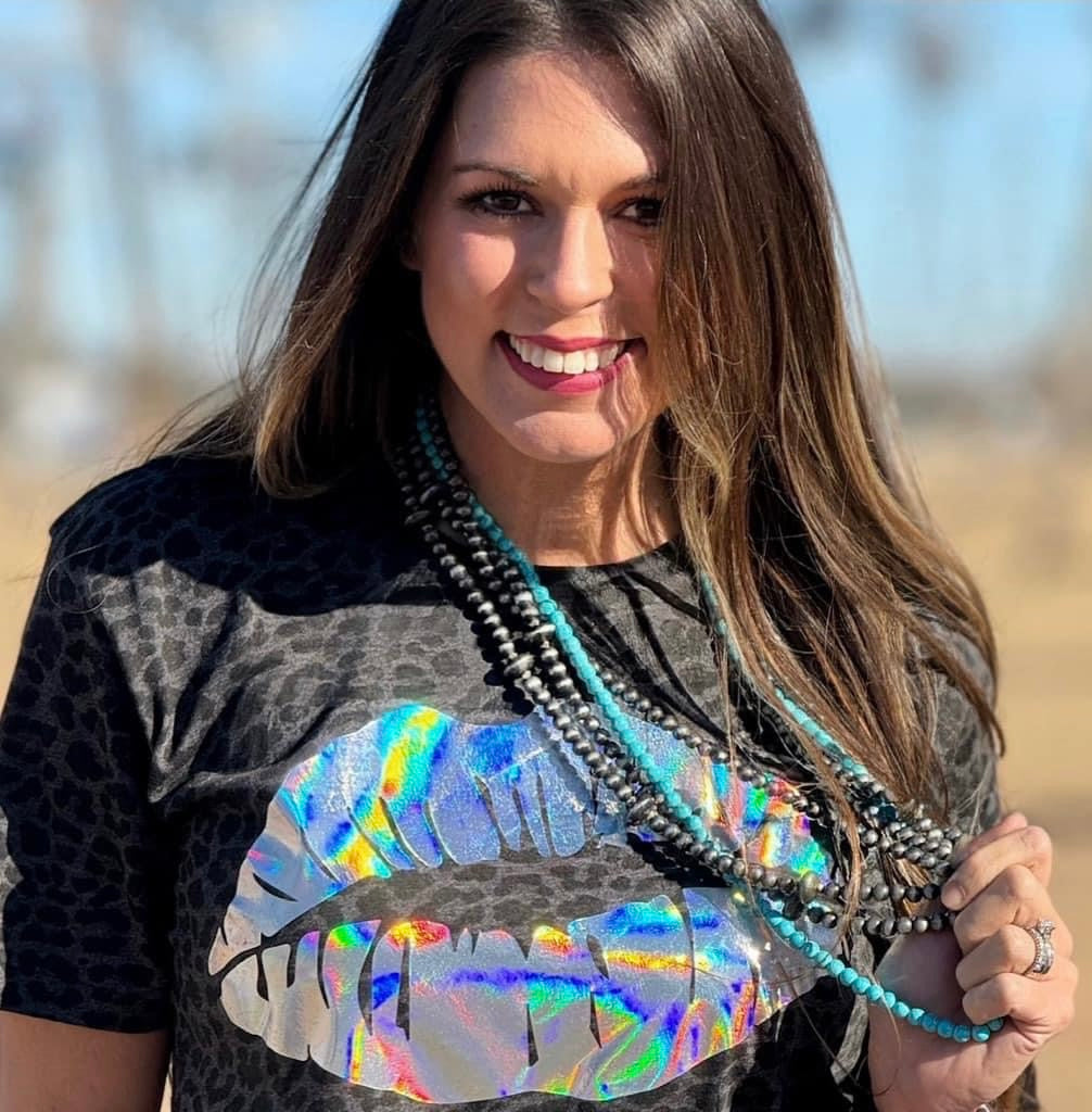 Foil Lips Tee