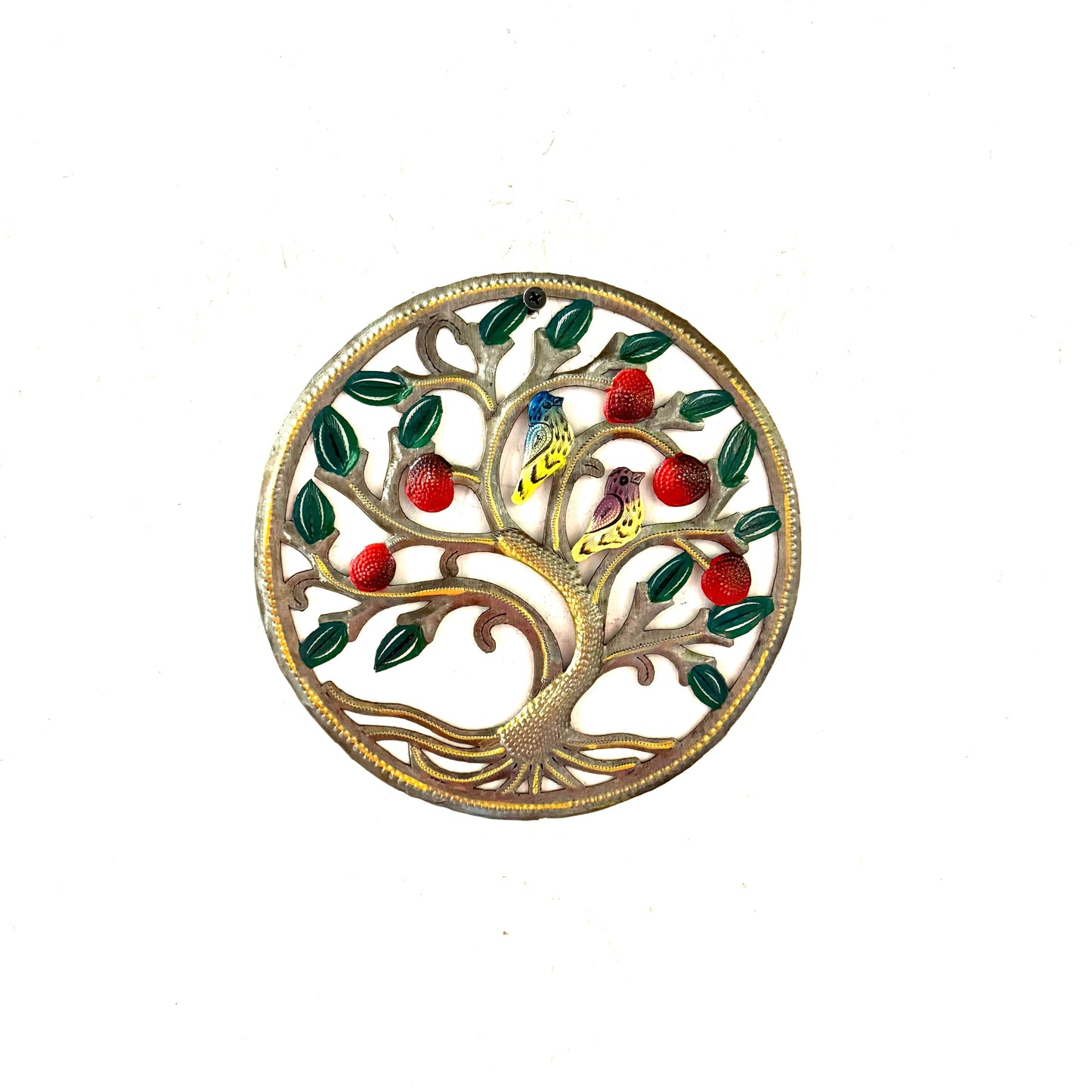 Small Round Cherry Tree with Birds