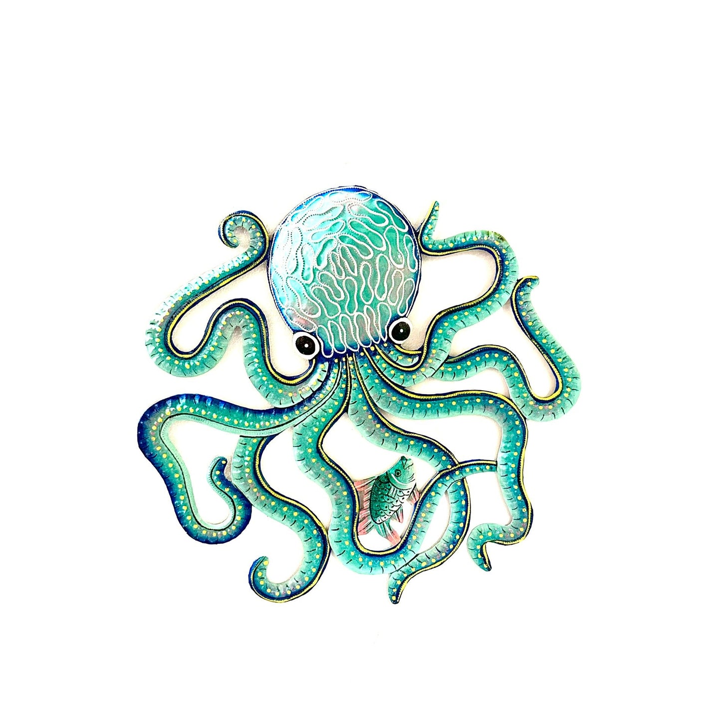 Octopus and Friend- Turquoise
