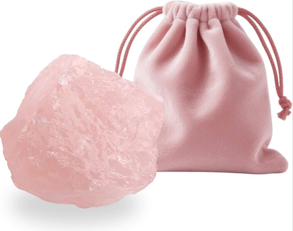 LuxeByMimi – Soap Rose Quartz Spa Heart Gift Box