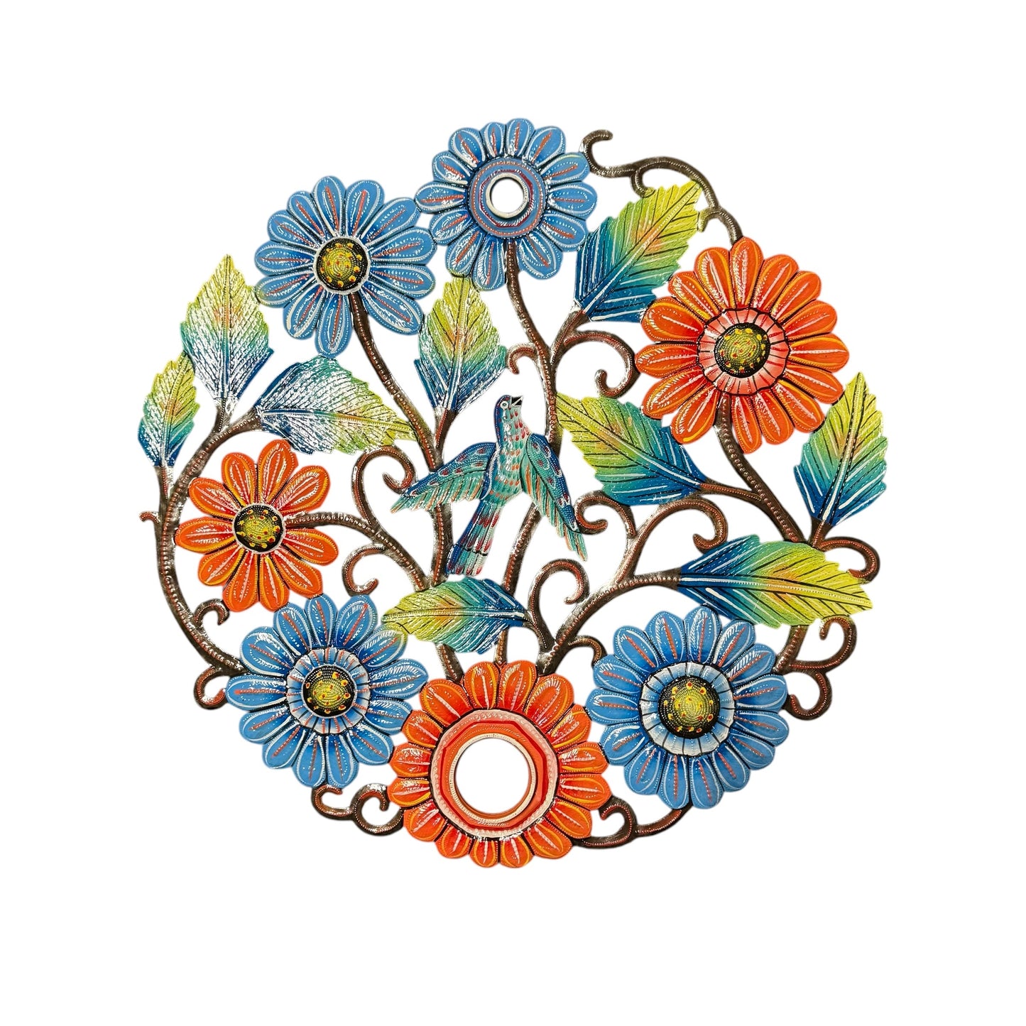 Oil Drum Top Flowers