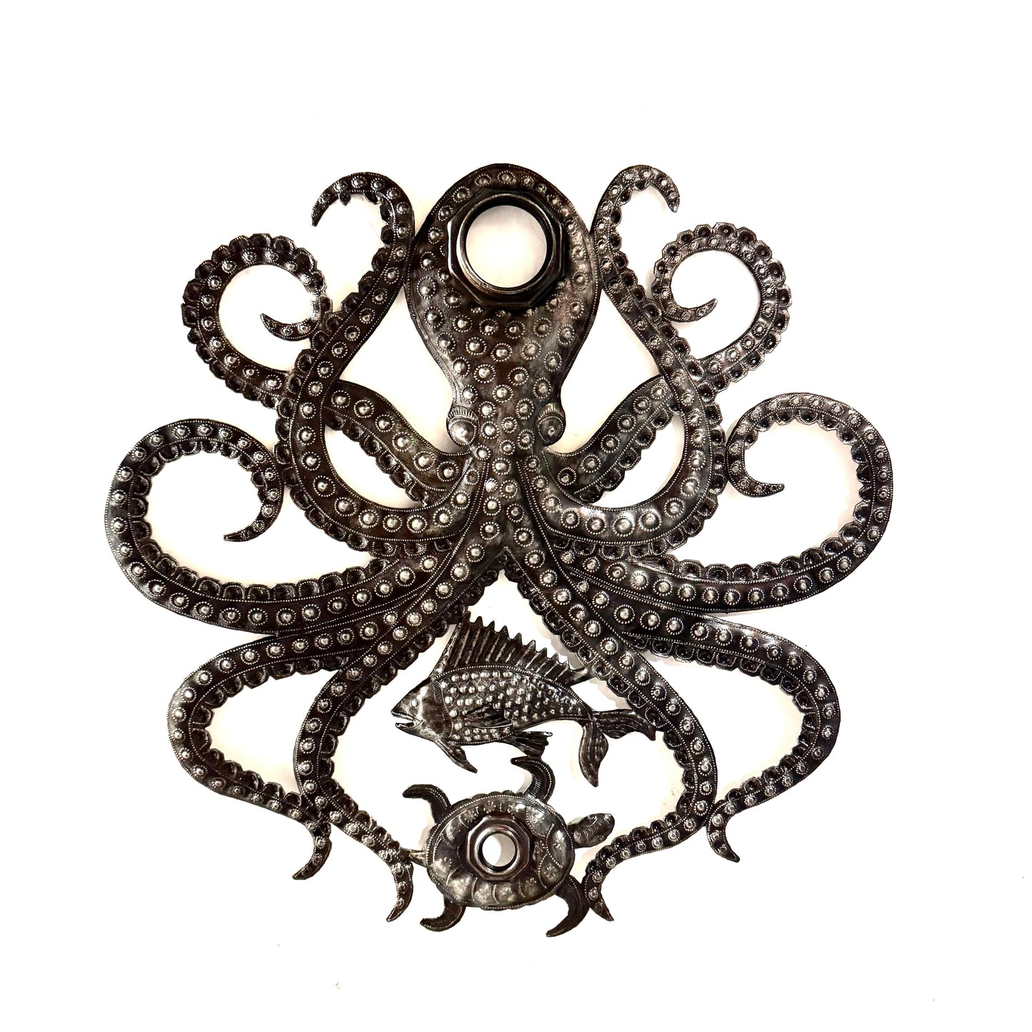Black Octopus Oil Drum Top