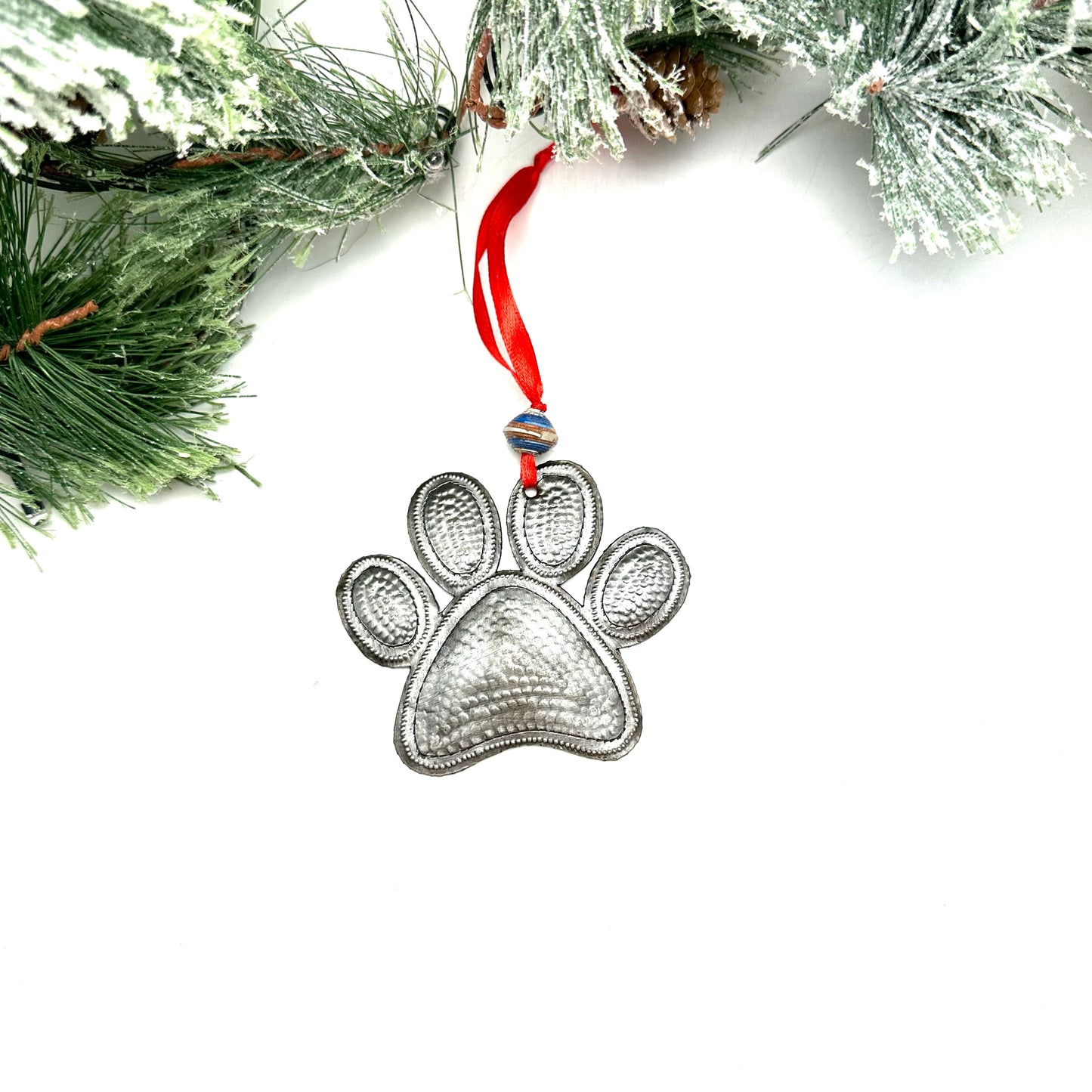 Puppy Paw Ornament