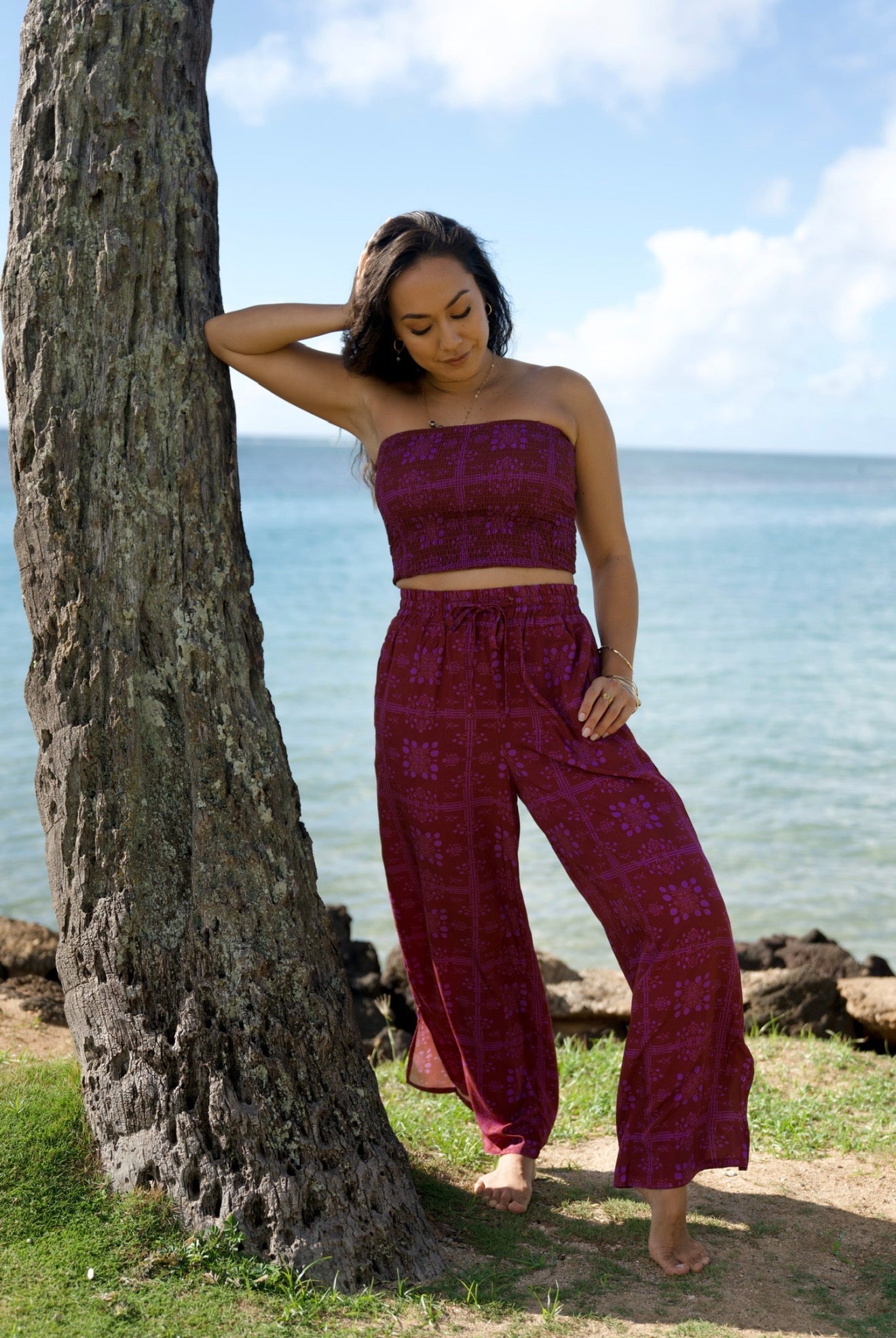Mango Sunset Hoa Pants