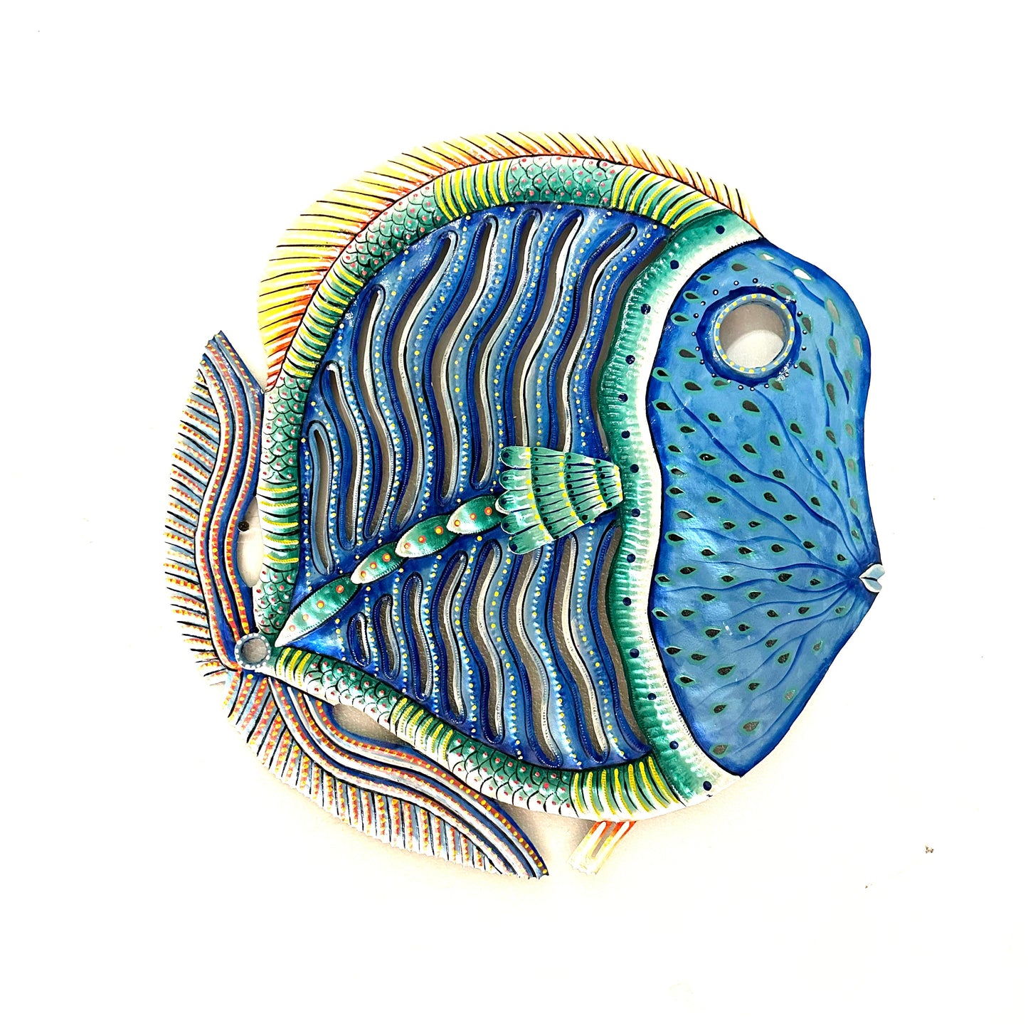 Oil Drum Top Funky Fish