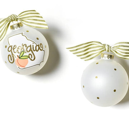 Georgia Glass Ornament-0