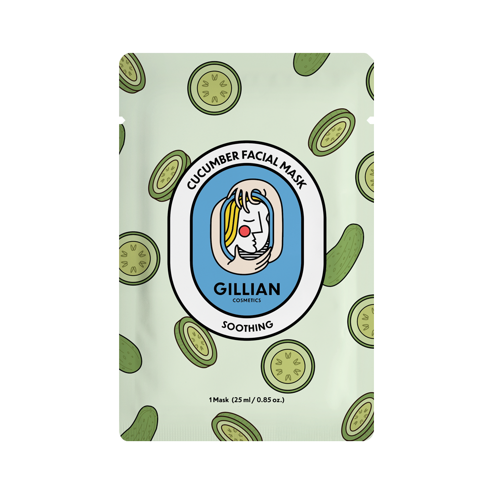 Gillian Cosmetics Cucumber (Soothing) Sheet Mask-0