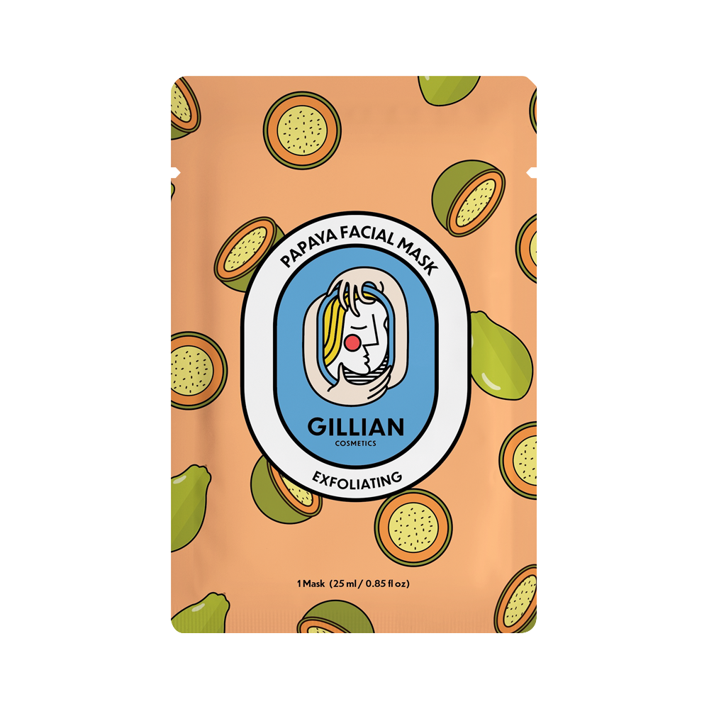 Gillian Cosmetics Papaya (Exfoliating) Sheet Mask-0