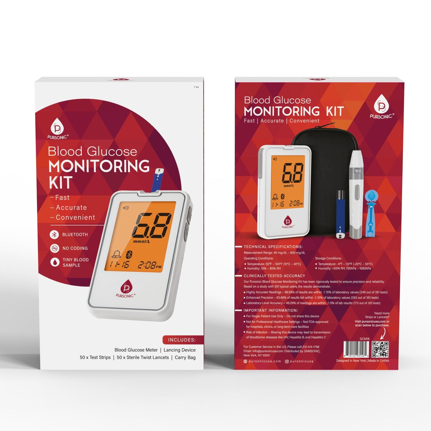 Blood Glucose Monitoring Kit – Fast, Accurate & Convenient Care at Your Fingertips-3