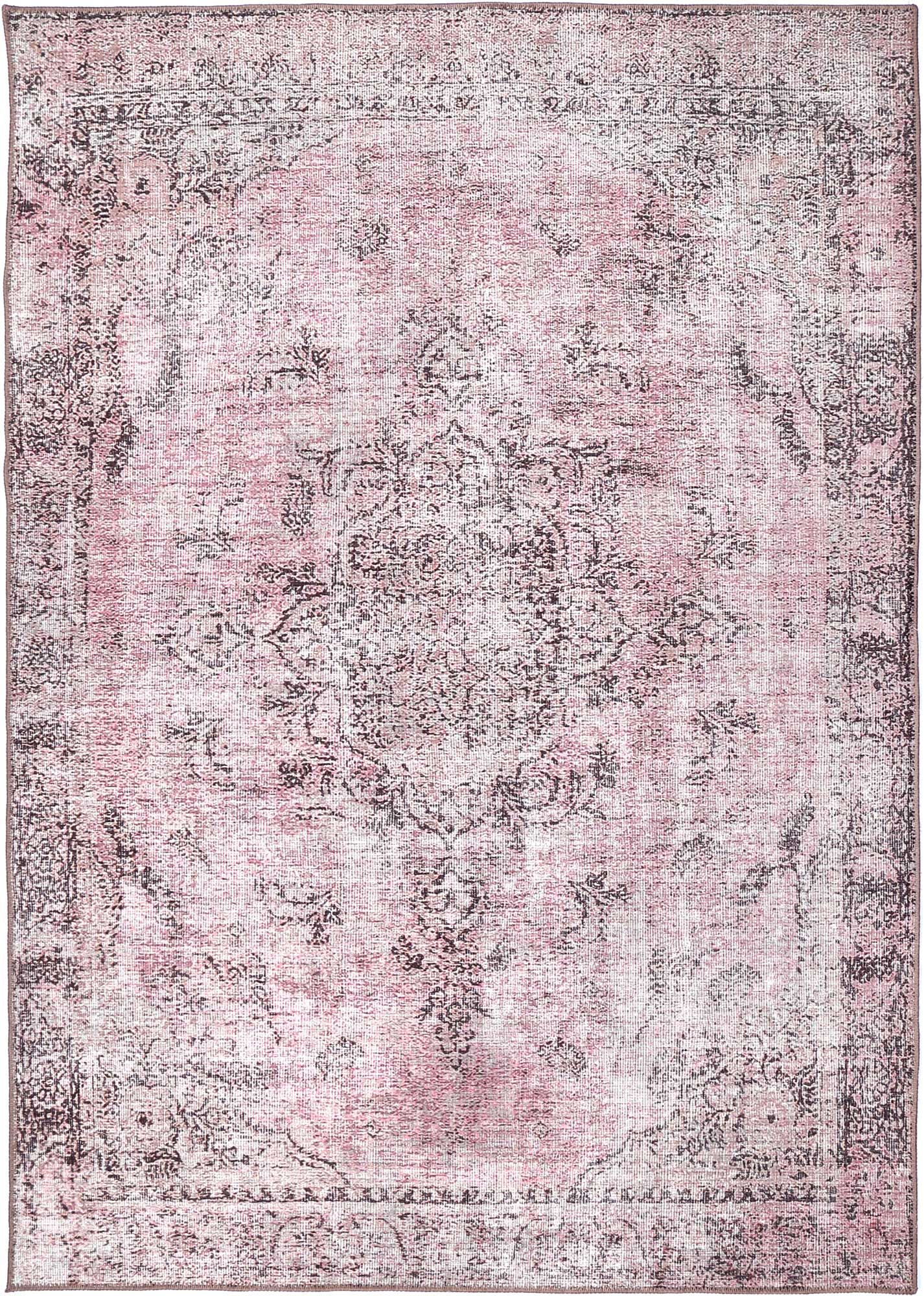 Germain Medallion Design in Pink Rug-5