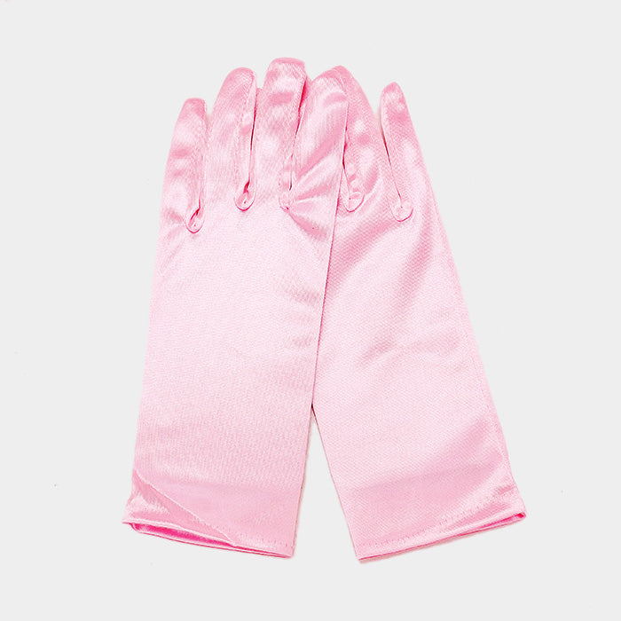 Dressy Satin Wedding Gloves