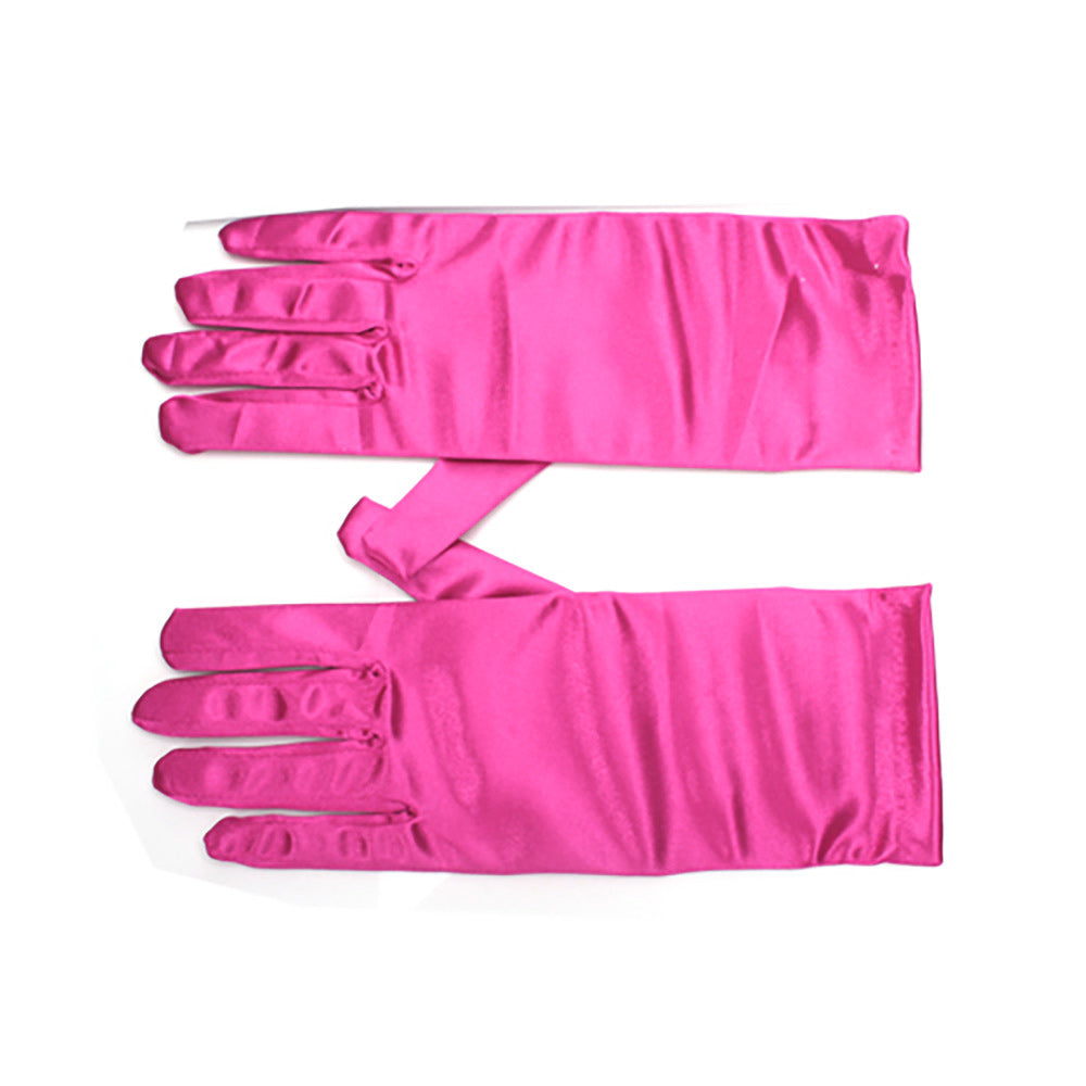 Dressy Satin Wedding Gloves