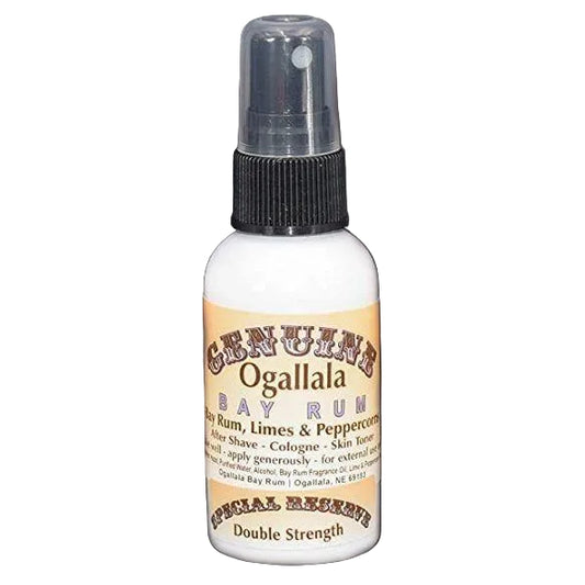 Ogallala Bay Rum, Limes & Peppercorns Double Strenght Pre Shave - After Shave - Skin Toner 2 Oz