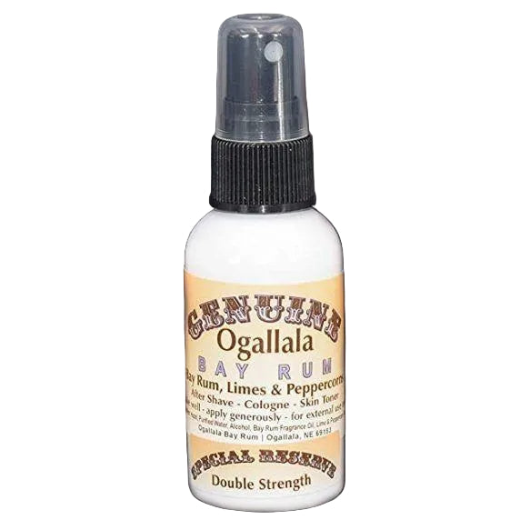 Ogallala Bay Rum, Limes & Peppercorns Pre Shave - After Shave - Skin Toner 2 Oz