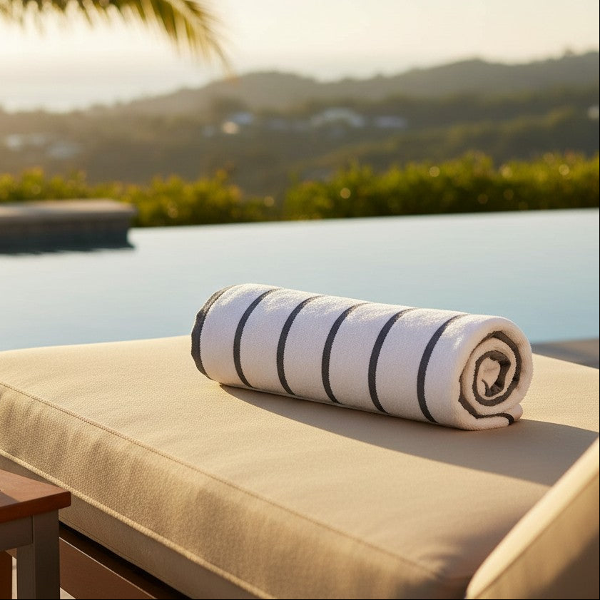 GPH Collection Horizontal Stripes Pool Towels-5