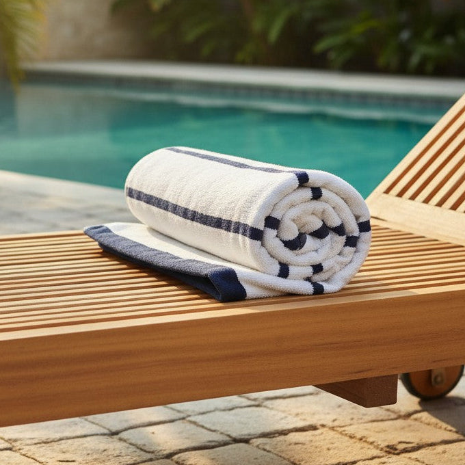 GPH Collection Horizontal Stripes Pool Towels-7