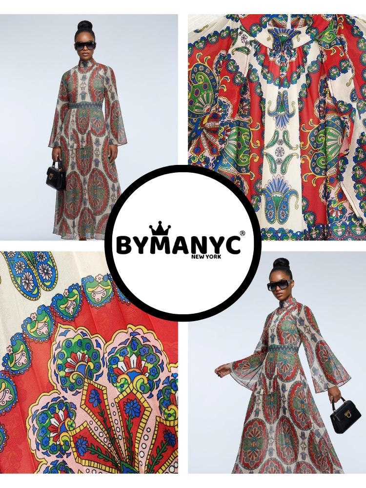 GREENWICH Women's Printed Dress Prêt-à-Porter BYMANYC ® New York-3