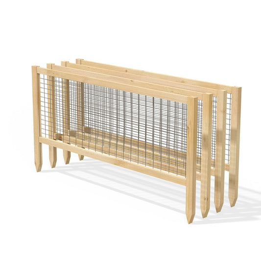 4 Pack Cedar Garden Trellis Set - 45 x 23.5 inch Each - Made in USA-0