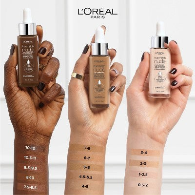 L'Oreal Paris True Match Hyaluronic Tinted Serum 0.5-2 Very Light 1 fl oz - Imperfect Container