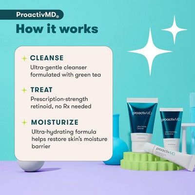 Proactiv MD 30 Day Acne Treatment Kit 3pc EXP 07/2026 - Imperfect Box