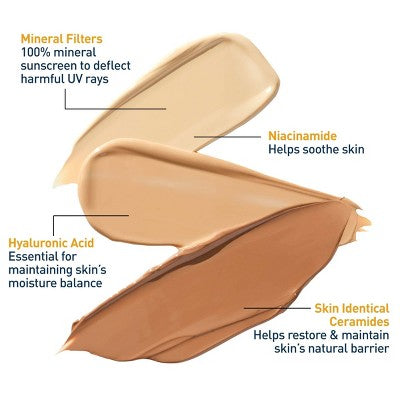 CeraVe Hydrating Mineral Tinted Face Lotion SPF 30 Medium 1.7 fl oz - Imperfect Box