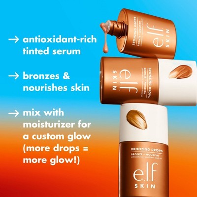 e.l.f. SKIN Bronzing Drops Pure Gold 1 fl oz - Imperfect ox