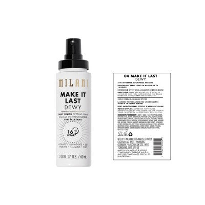 Milani Make It Last Dewy Finish Setting Spray 2.03 fl oz - New